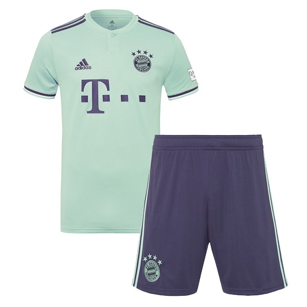 Bayern München Trikot Auswarts Kinder 2018-19 Grün Fussballtrikots Günstig